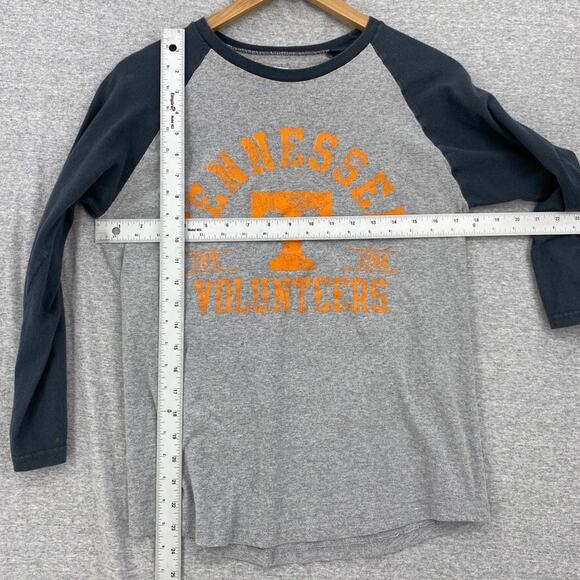 Pro Edge Shirt Womens Medium Gray Black Raglan Sleeve Tennessee Volunteers - Picture 7 of 9